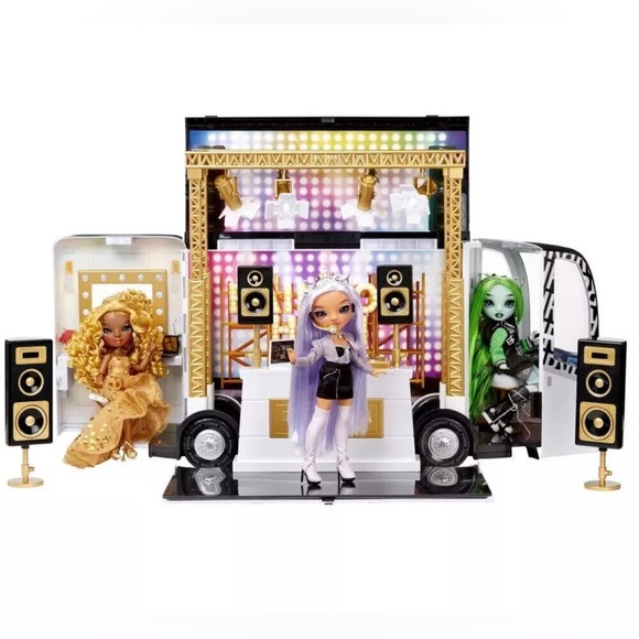 Rainbow High Rainbow Vision World Tour Bus & Stage 4-in-1 Playset - Brand New - Picture 4 of 7